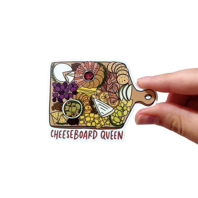 Cheeseboard Queen Charcuterie Sticker