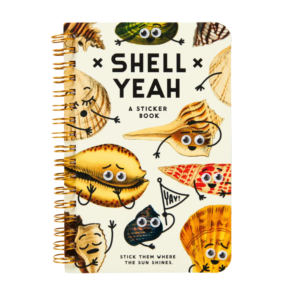 Brass Monkey Shell Yeah Sticker Book
