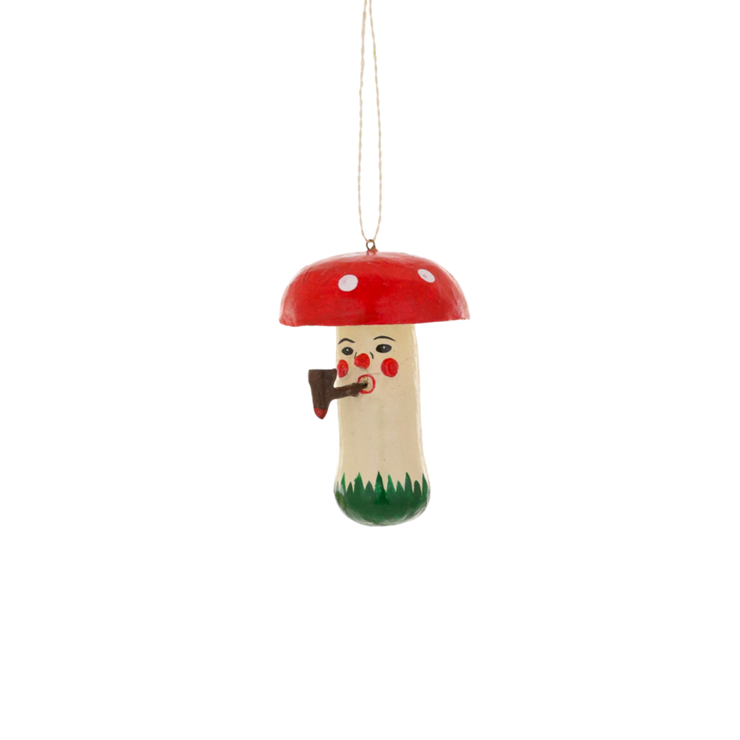 Jaunty Mushroom Ornament