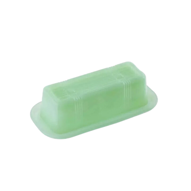 Jadeite Glass Collection Butter Dish (Holds 1 Stick)