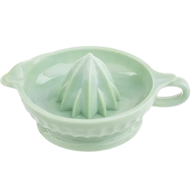 Jadeite Glass Collection Juicer With Handle