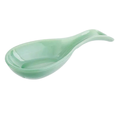 Jadeite Glass Collection Spoon Rest