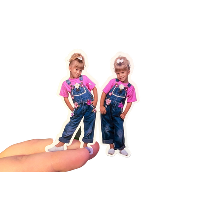 Mary-Kate and Ashley Olsen Full House Sticker