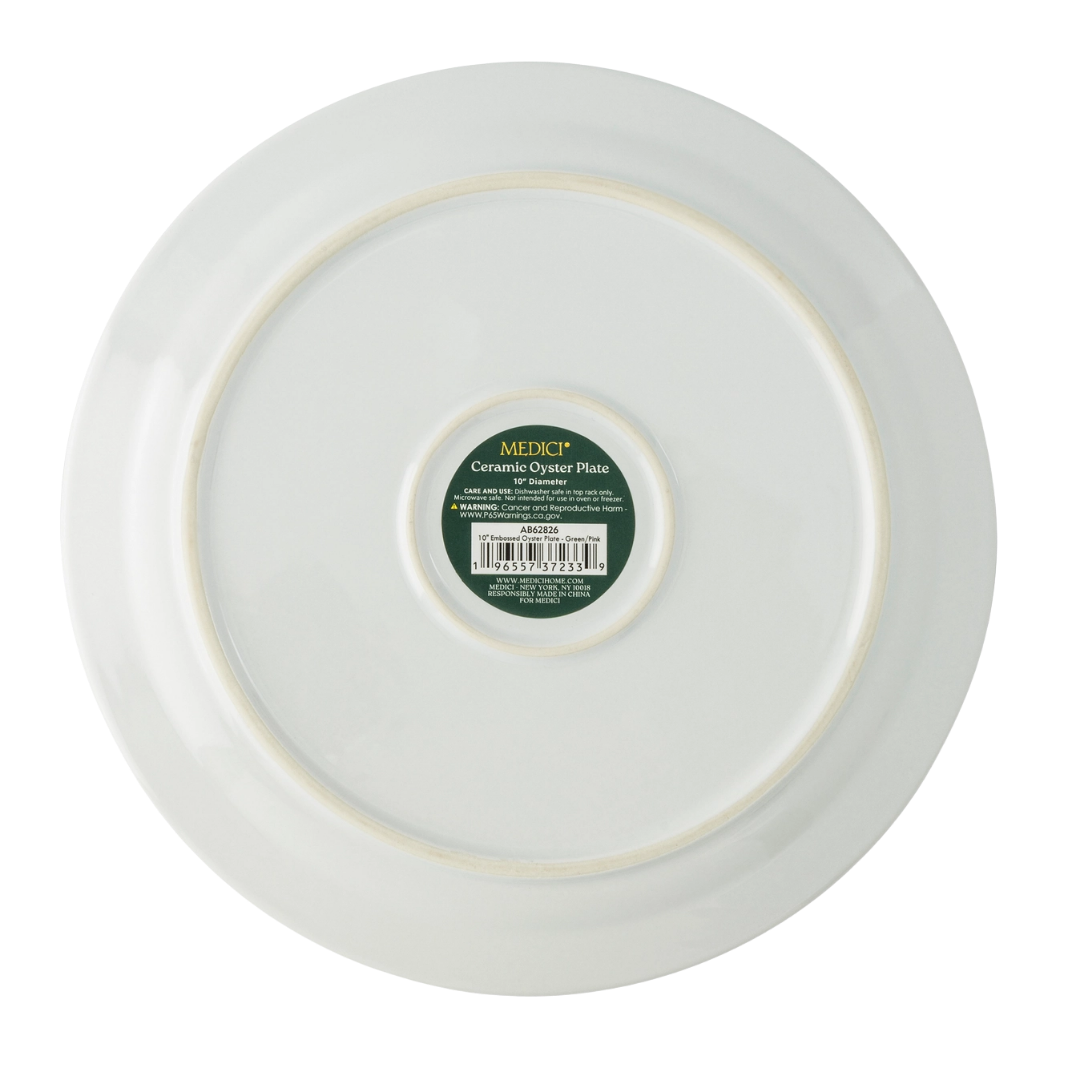 Embossed Oyster Plate