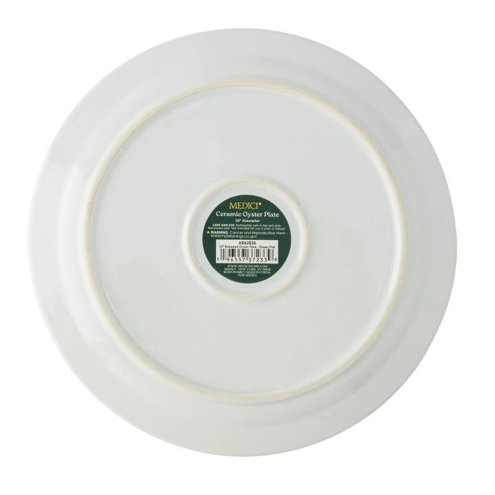 Embossed Oyster Plate