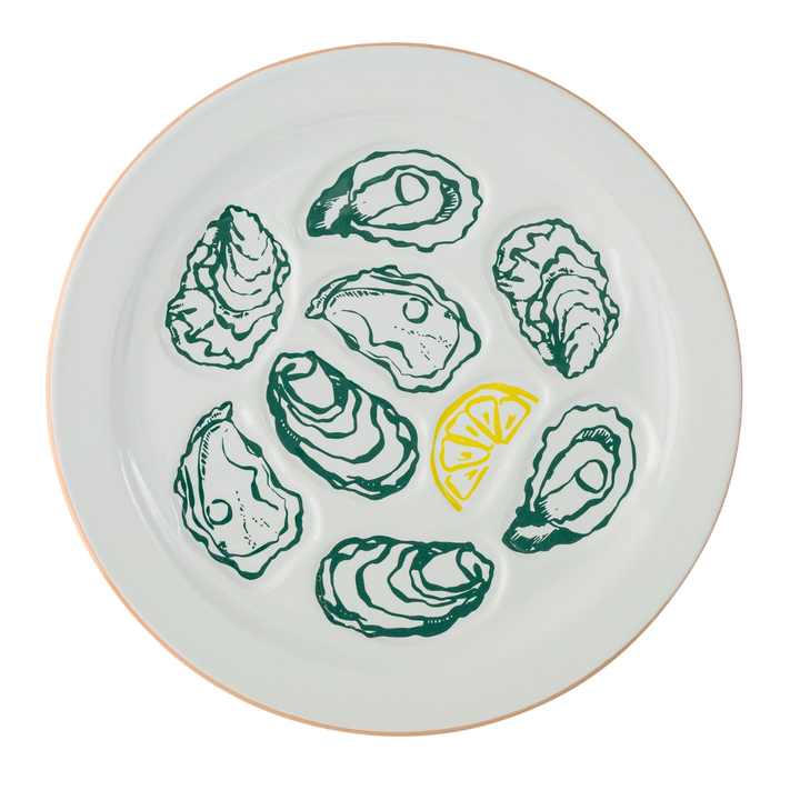 Embossed Oyster Plate