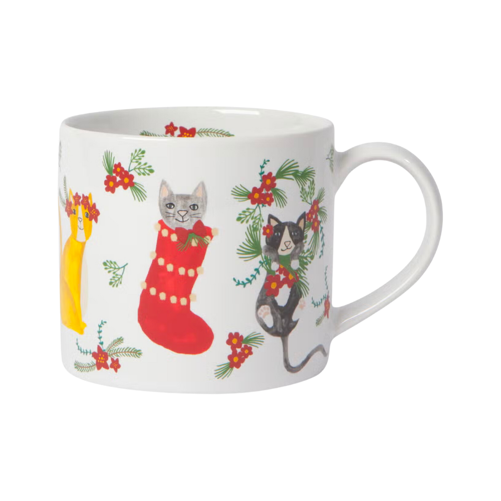 Meowy Christmas Mug