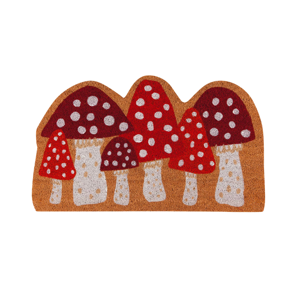 Mushroom Shaped Coir Doormat