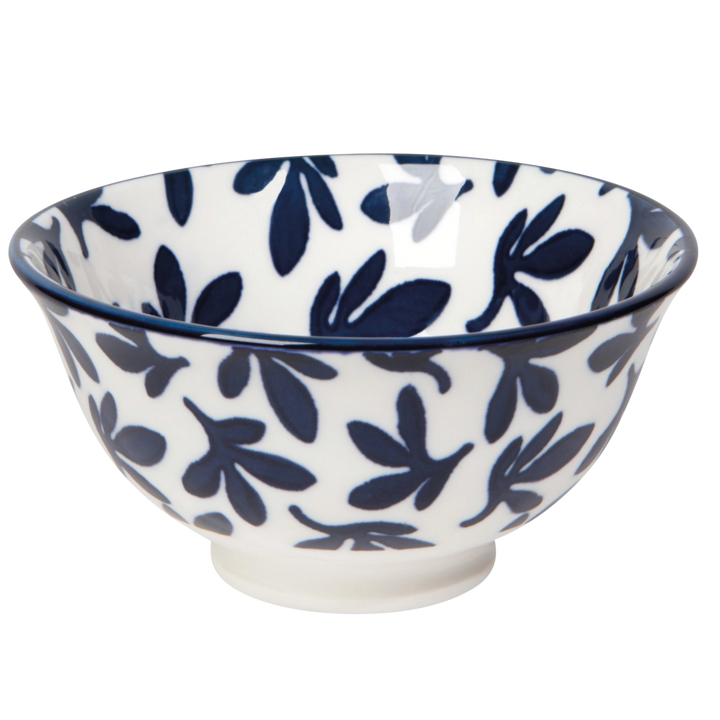 Blue Floral Stamped Bowls