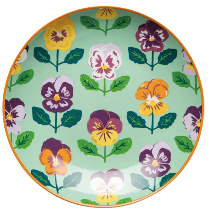Pansy Appetizer Plates