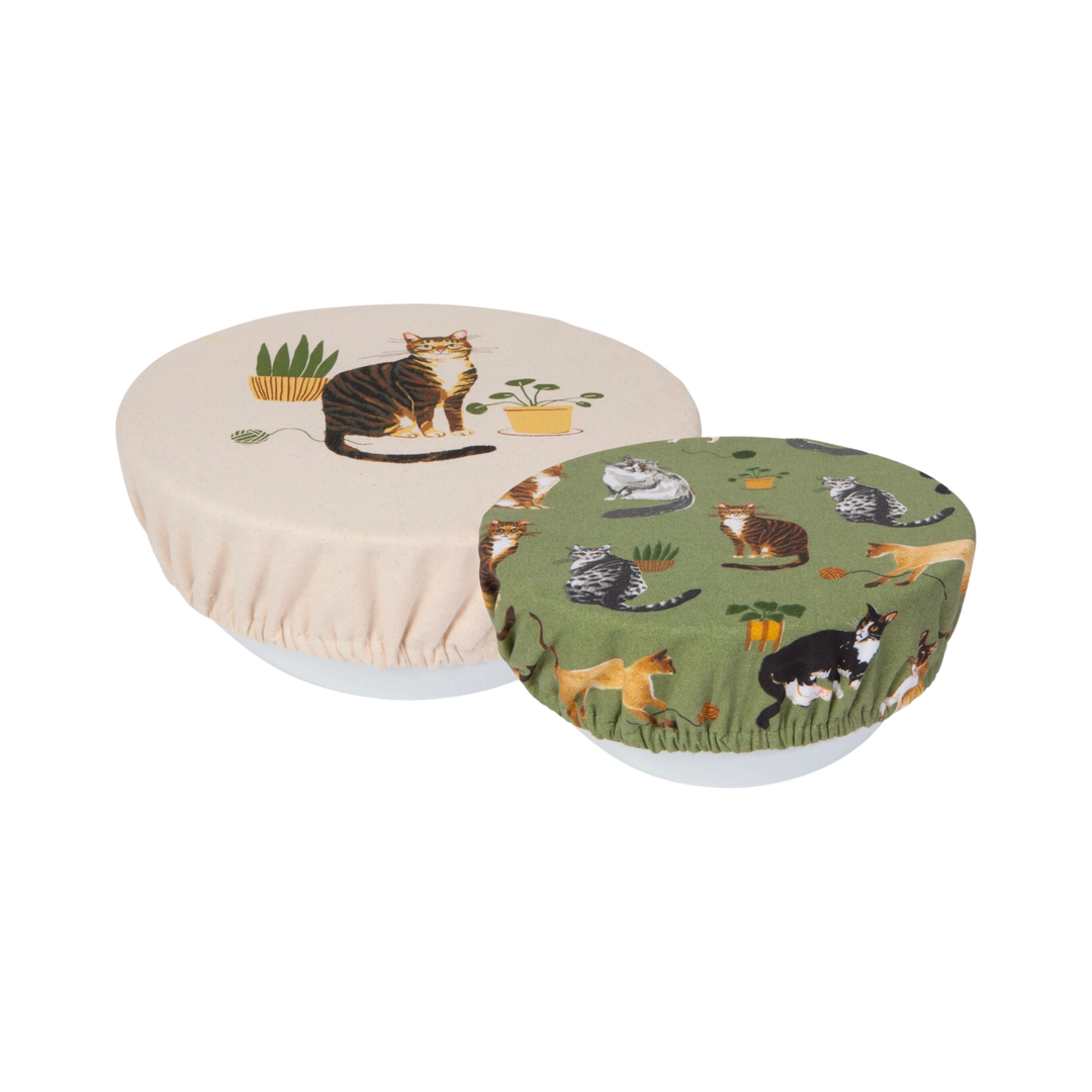 Cat Collective Bowl Cover - Set of 2