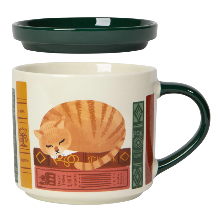 Book Club Mug with Lid