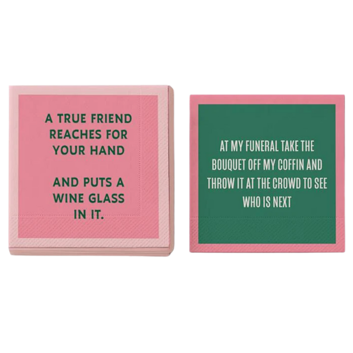 True Friend Cocktail Napkin