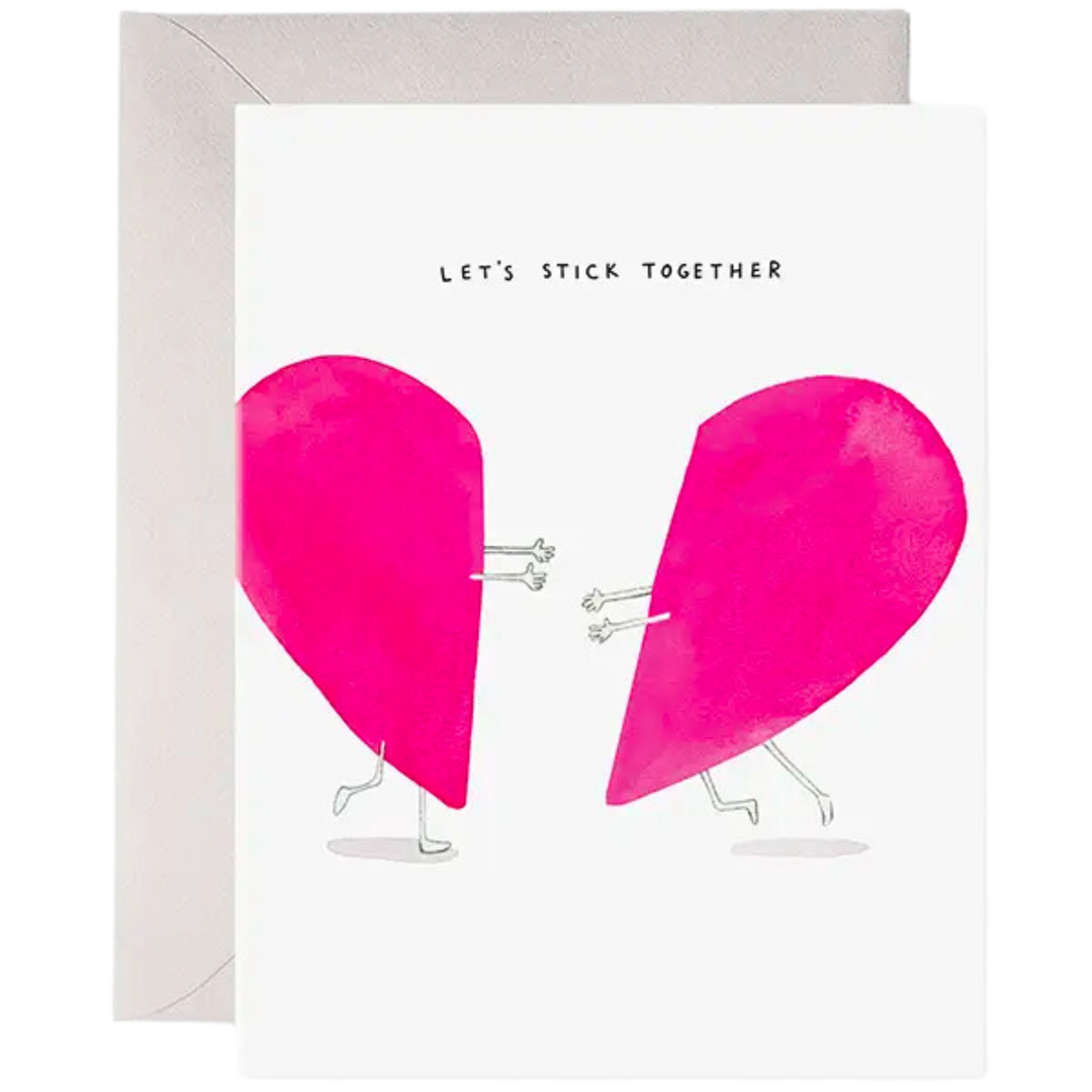 Let's Stick Together | Love & Anniversary Greeting Card