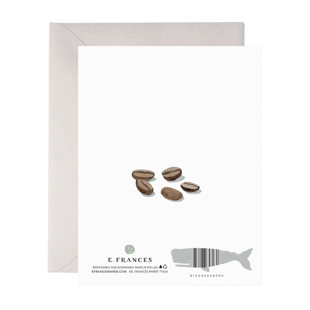 Espresso Thanks Thank You Card