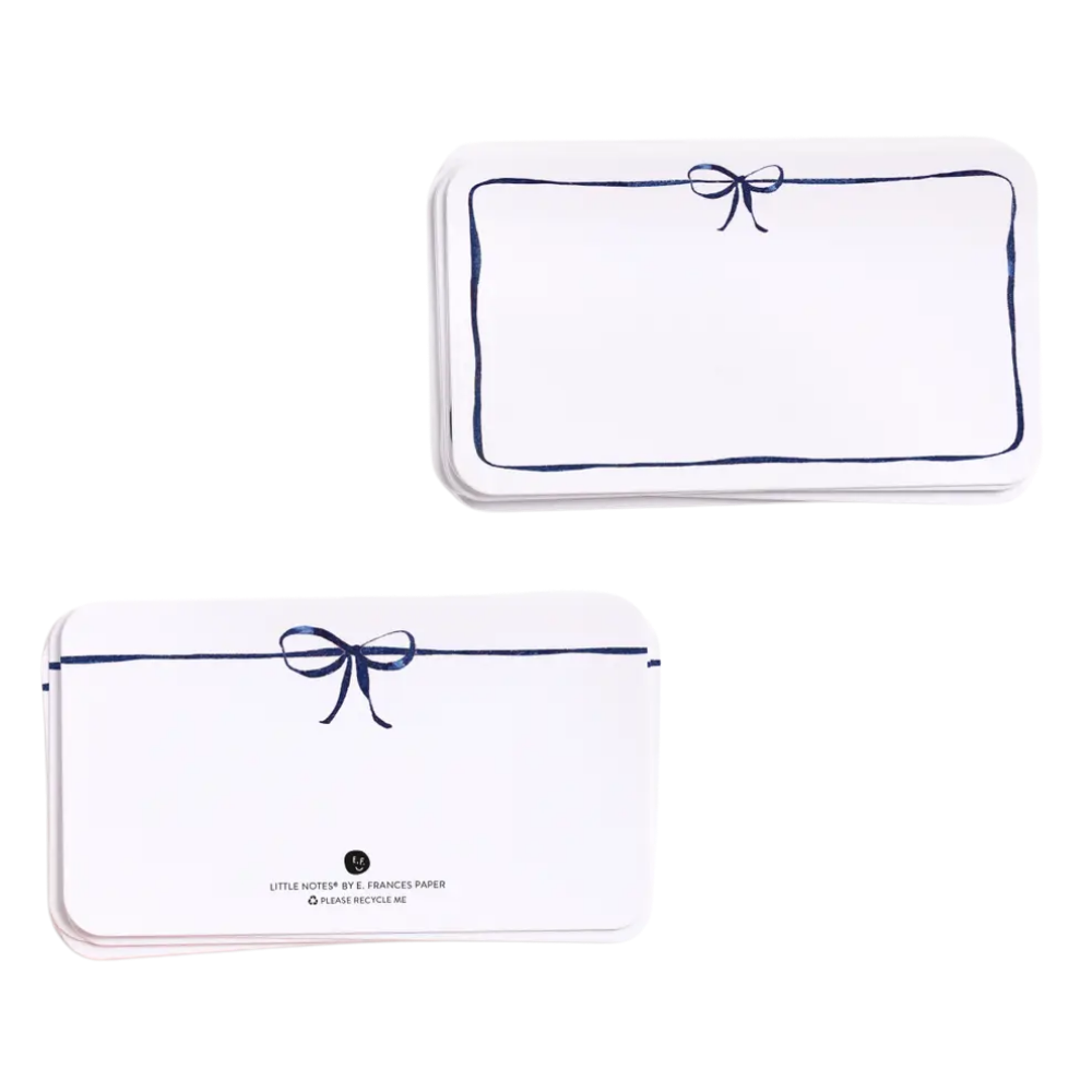 Navy Bow Little Notes® Notecards (55ct)