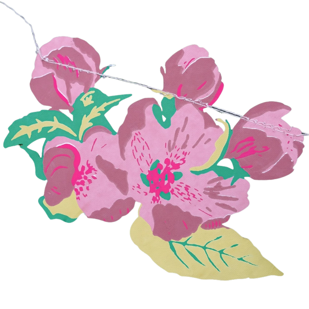 Blossom Sewn Garland