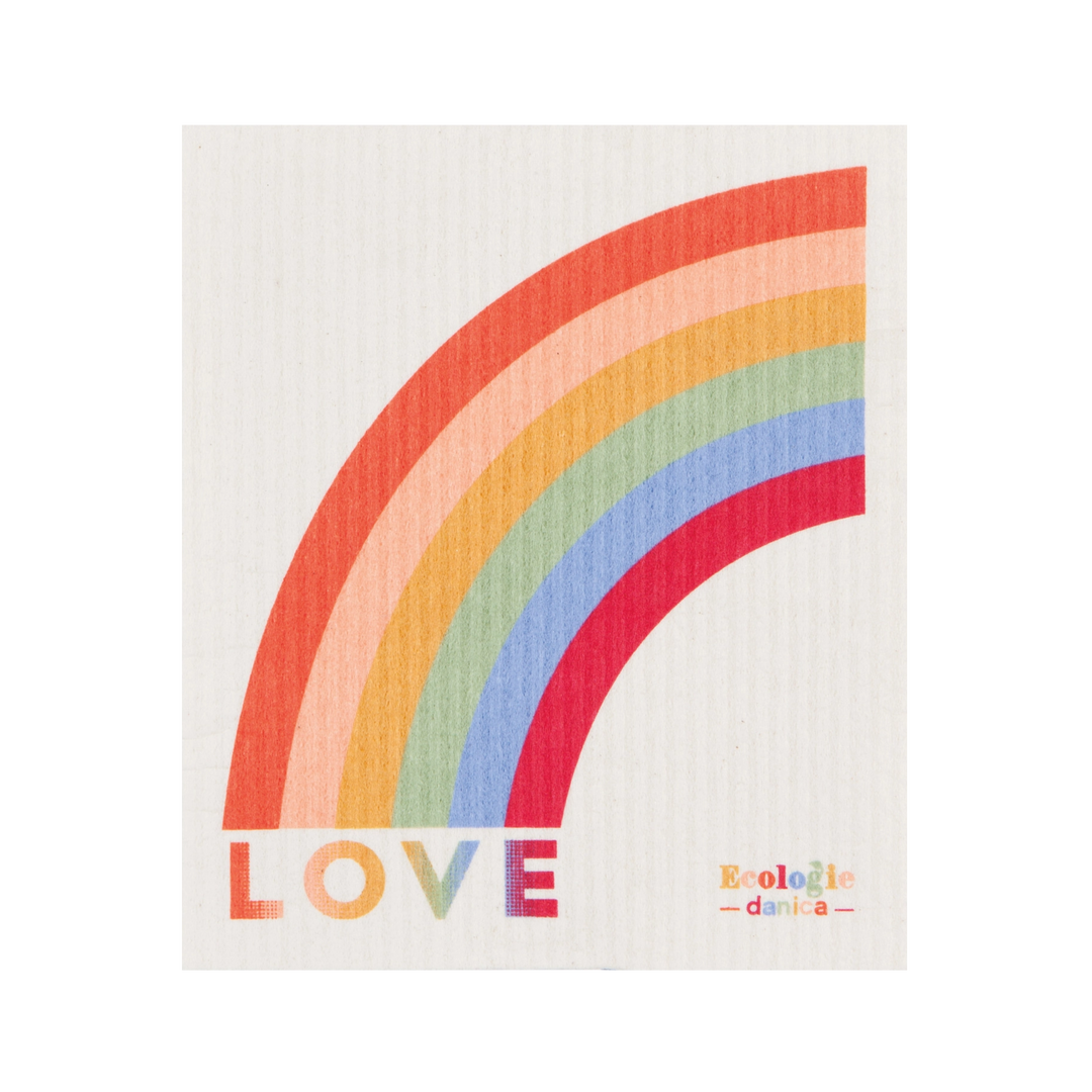 Love is Love Pride Swedish Dishcloth