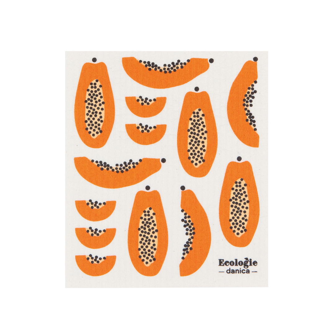 Papaya Swedish Dishcloth