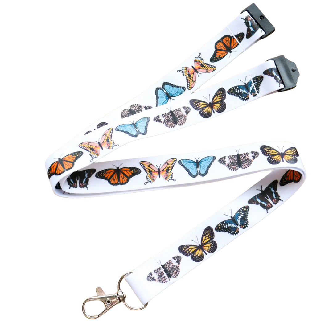 Butterflies Breakaway Lanyard