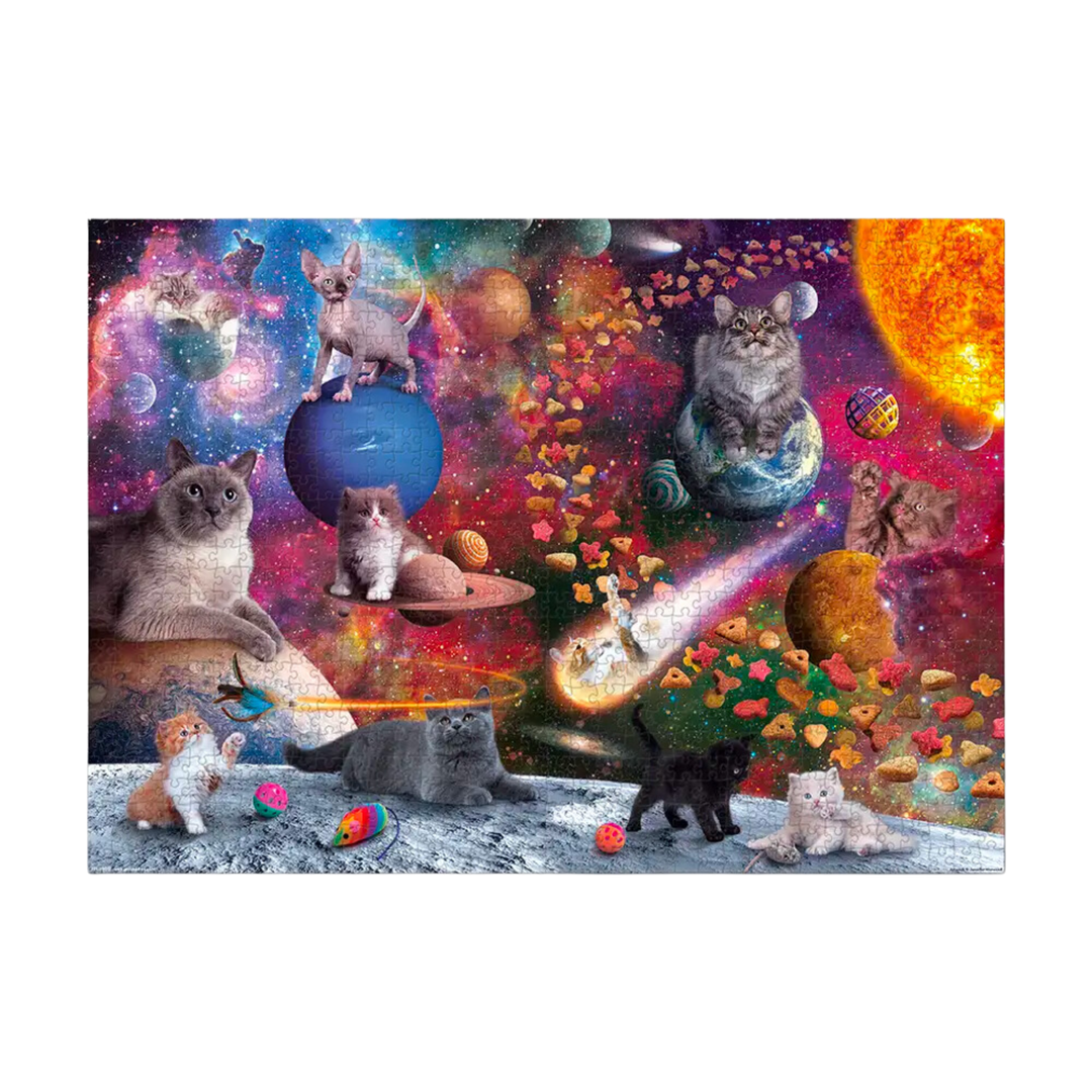 Puzzle 1000 PC - Jennifer Norwood- Galaxy Cats