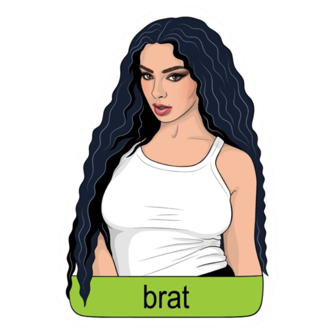 Brat Die Cut Sticker