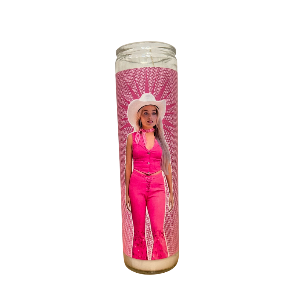 Barbie Margot Robbie Prayer Candle
