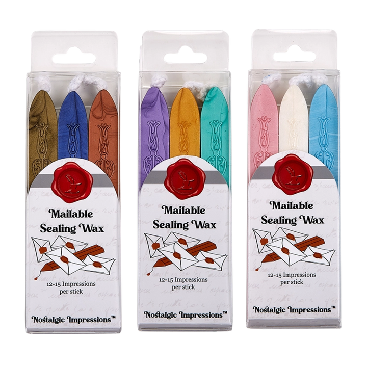 Sealing Wax Sticks with Wick 3PK