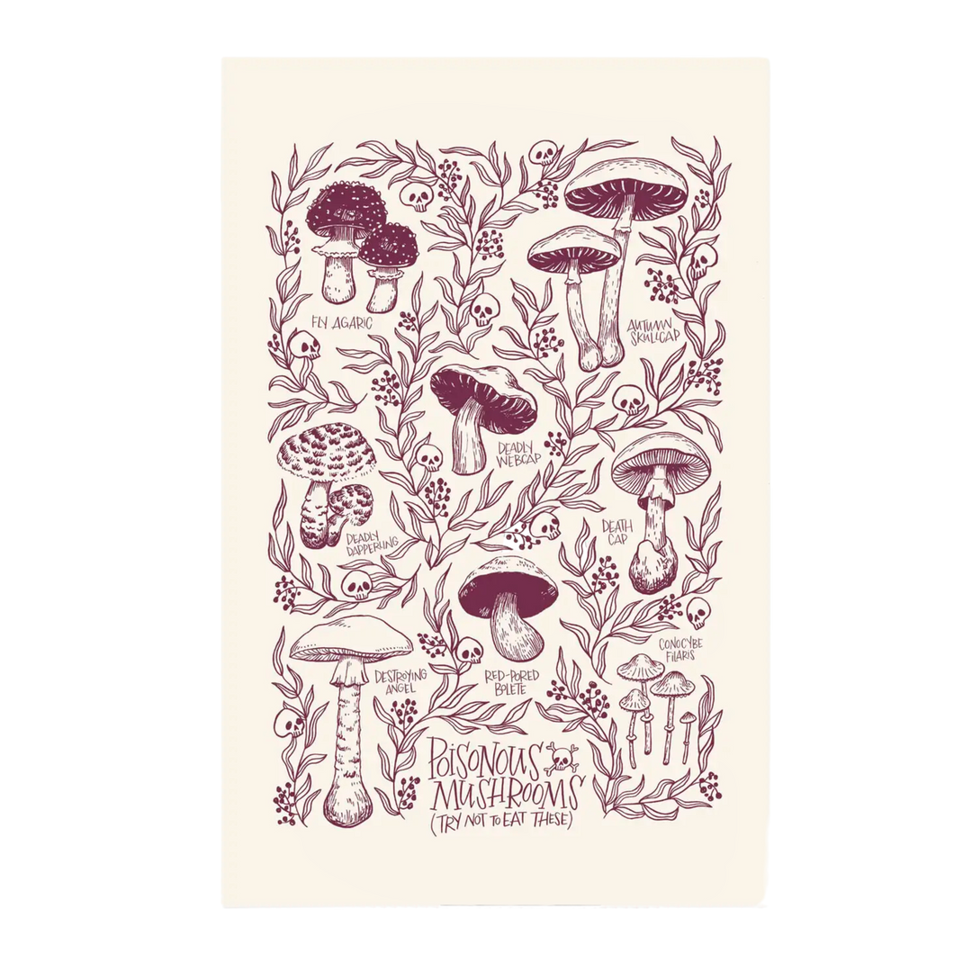 Poisonous Mushrooms Print