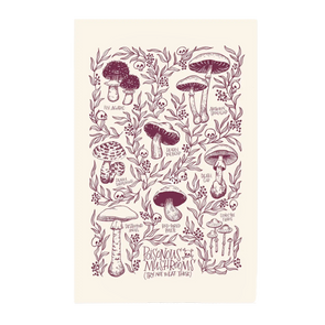 Poisonous Mushrooms Print