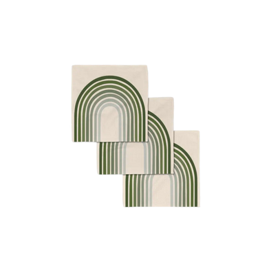 Olive Arches Luxe Washcloth Set