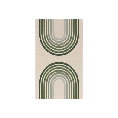 Olive Arches Luxe Hand Towel