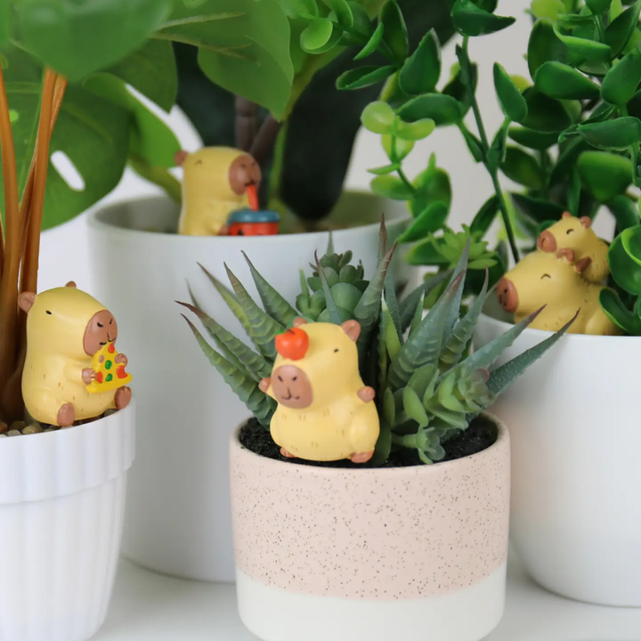 Capybara Plant Markers