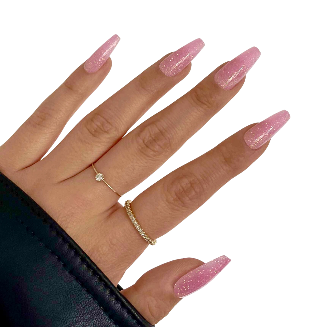 Juicy Long Coffin Press On Nails