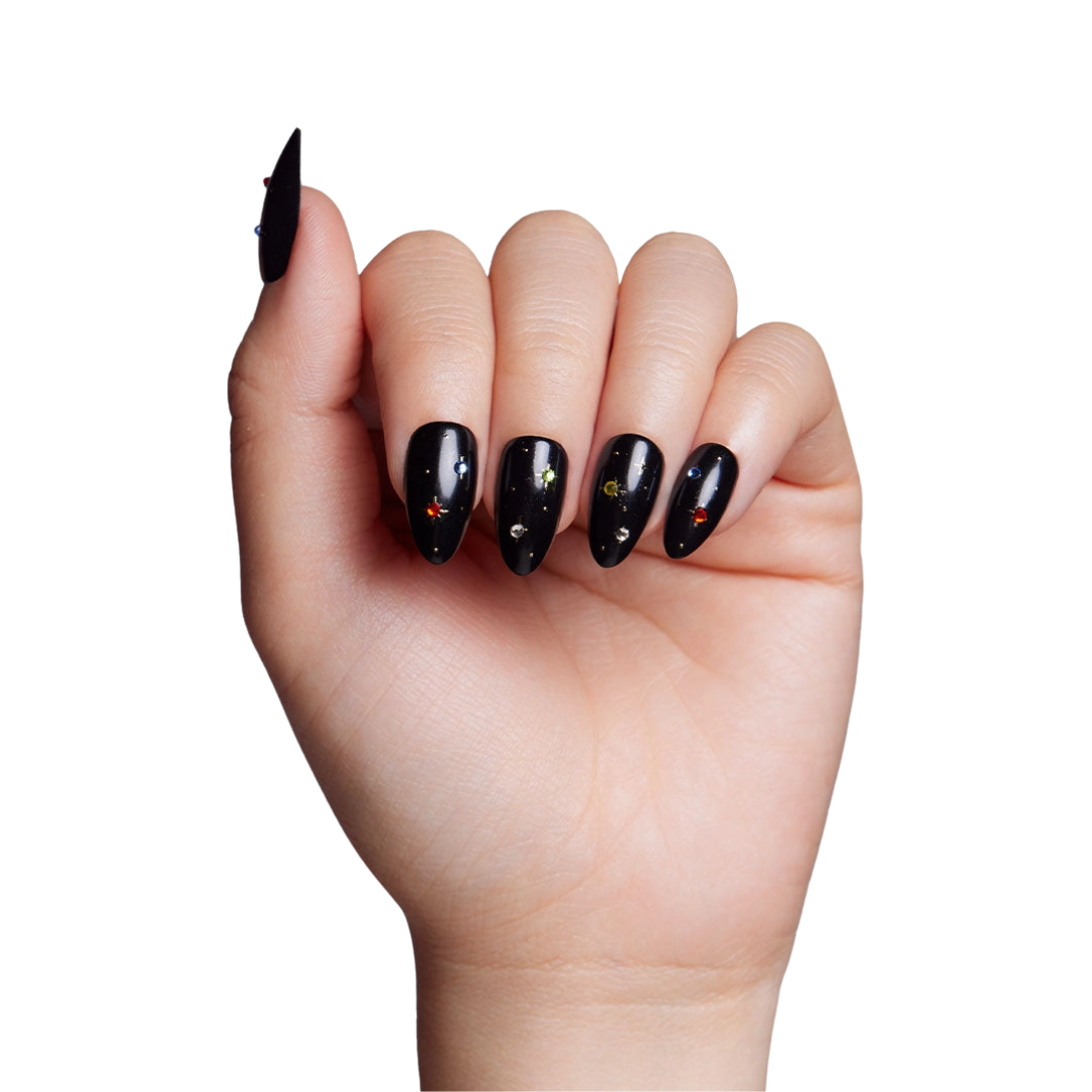 Winter Comet Press-On Nails