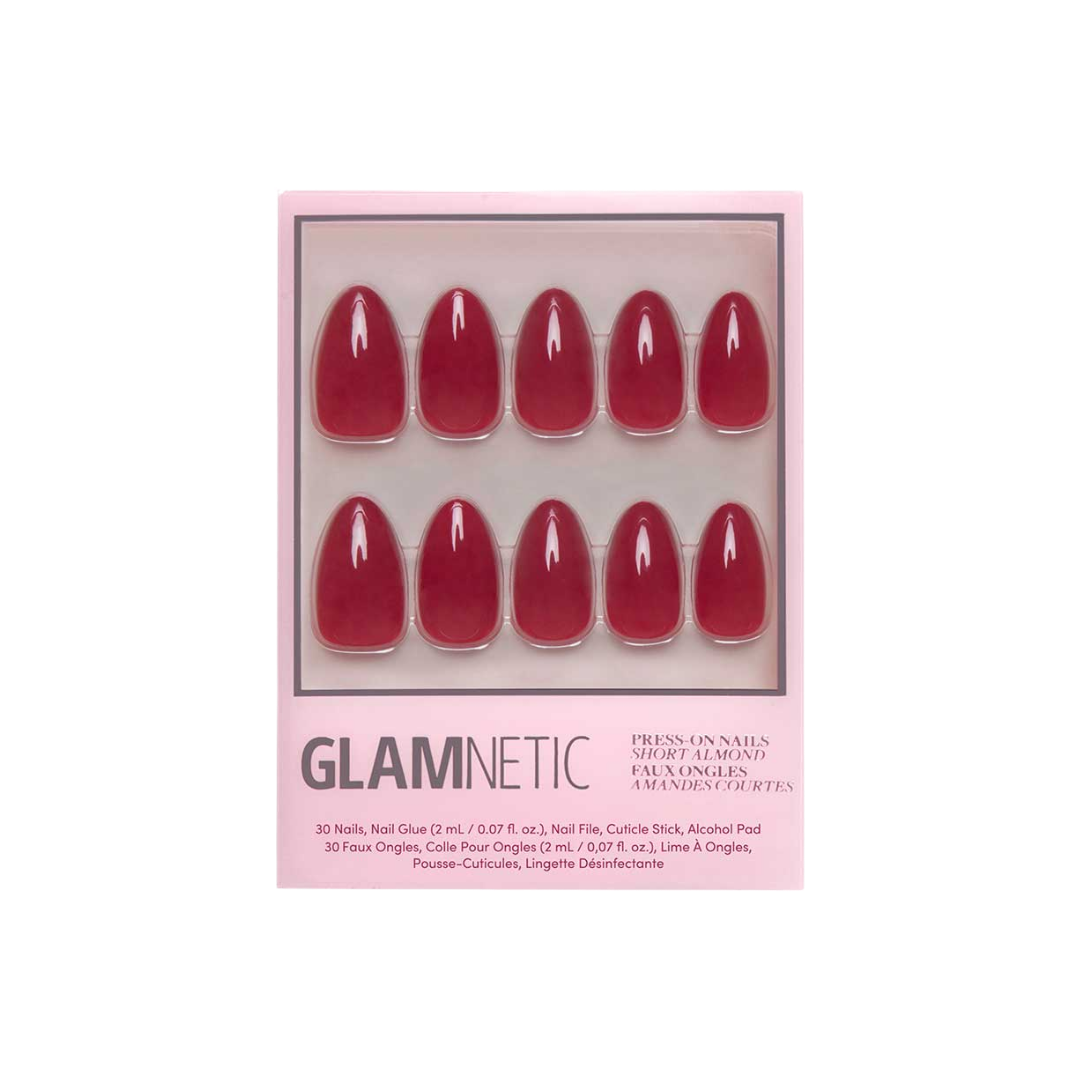 Classic Red Press-On Nails