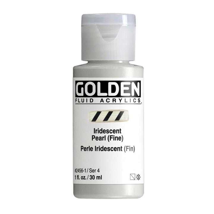 Golden Fluid Acrylic Paint 1oz - Iridescent Pearl (Fine)