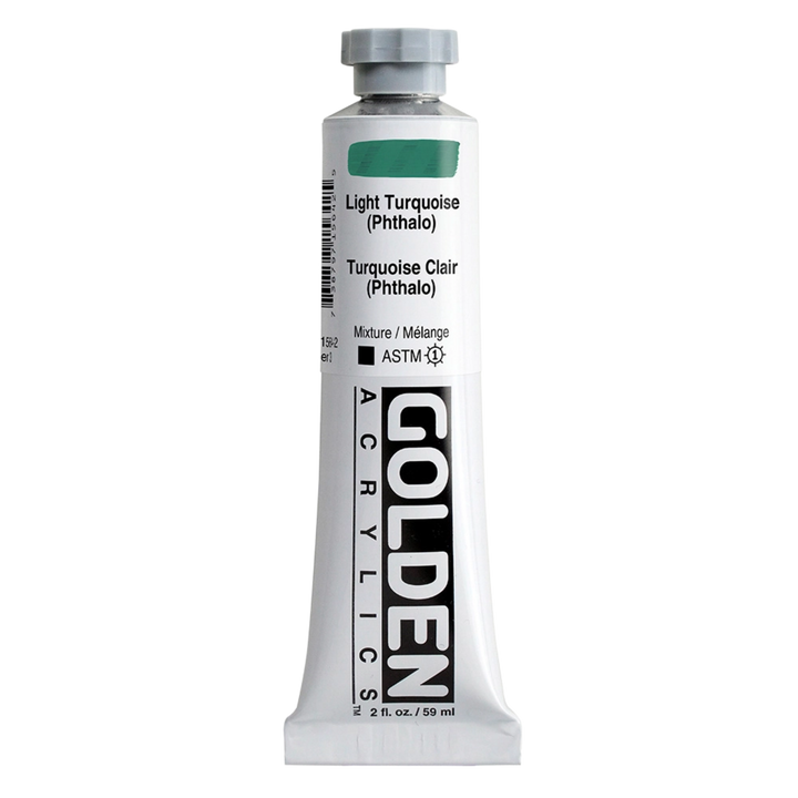 Heavy Body Acrylic 2oz Light Turquoise (Phthalo)