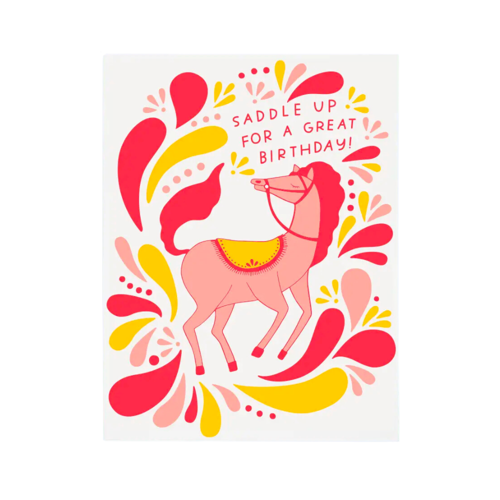 Saddle Up Birthday Card