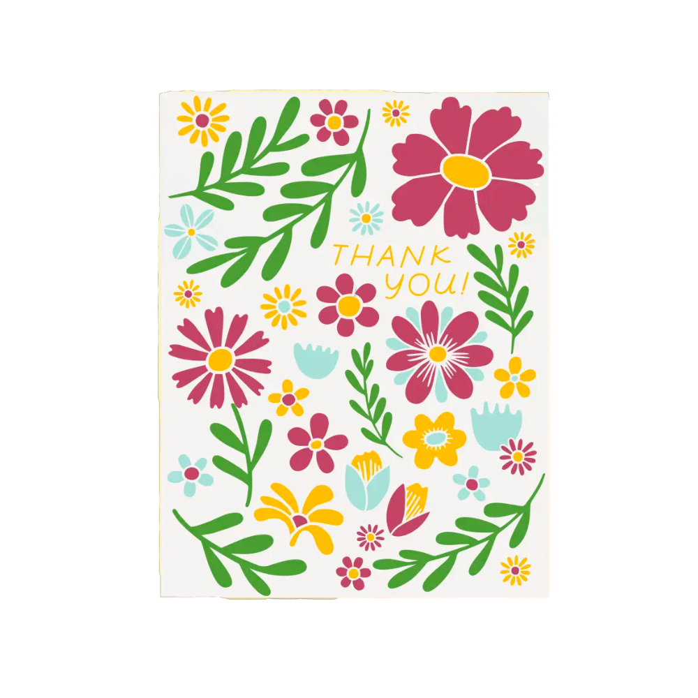 Thank You Flowers Card