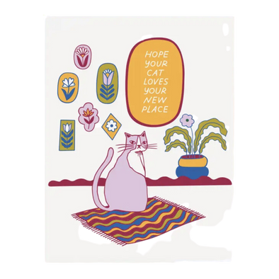 Cat Home Card
