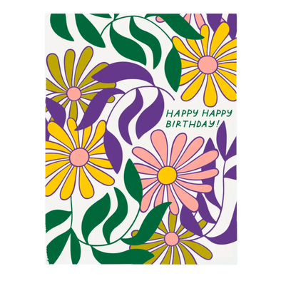 Floral Birthday Card