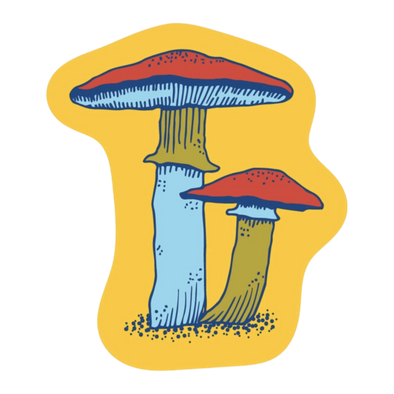 Tall Shrooms Sticker