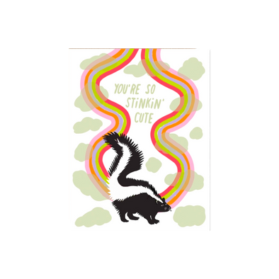 Stinkin' Cute Skunk Card