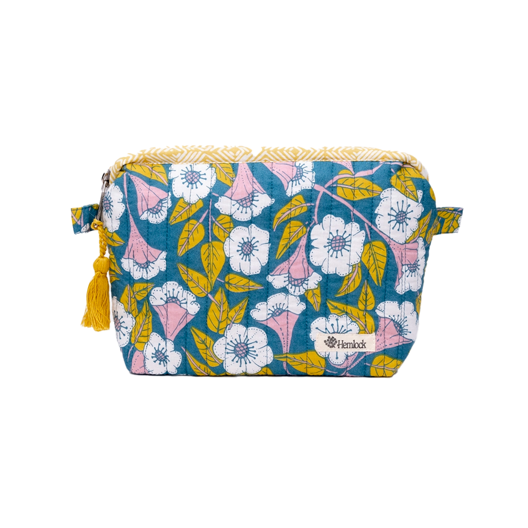 Evangeline Quilted Zipper Pouch