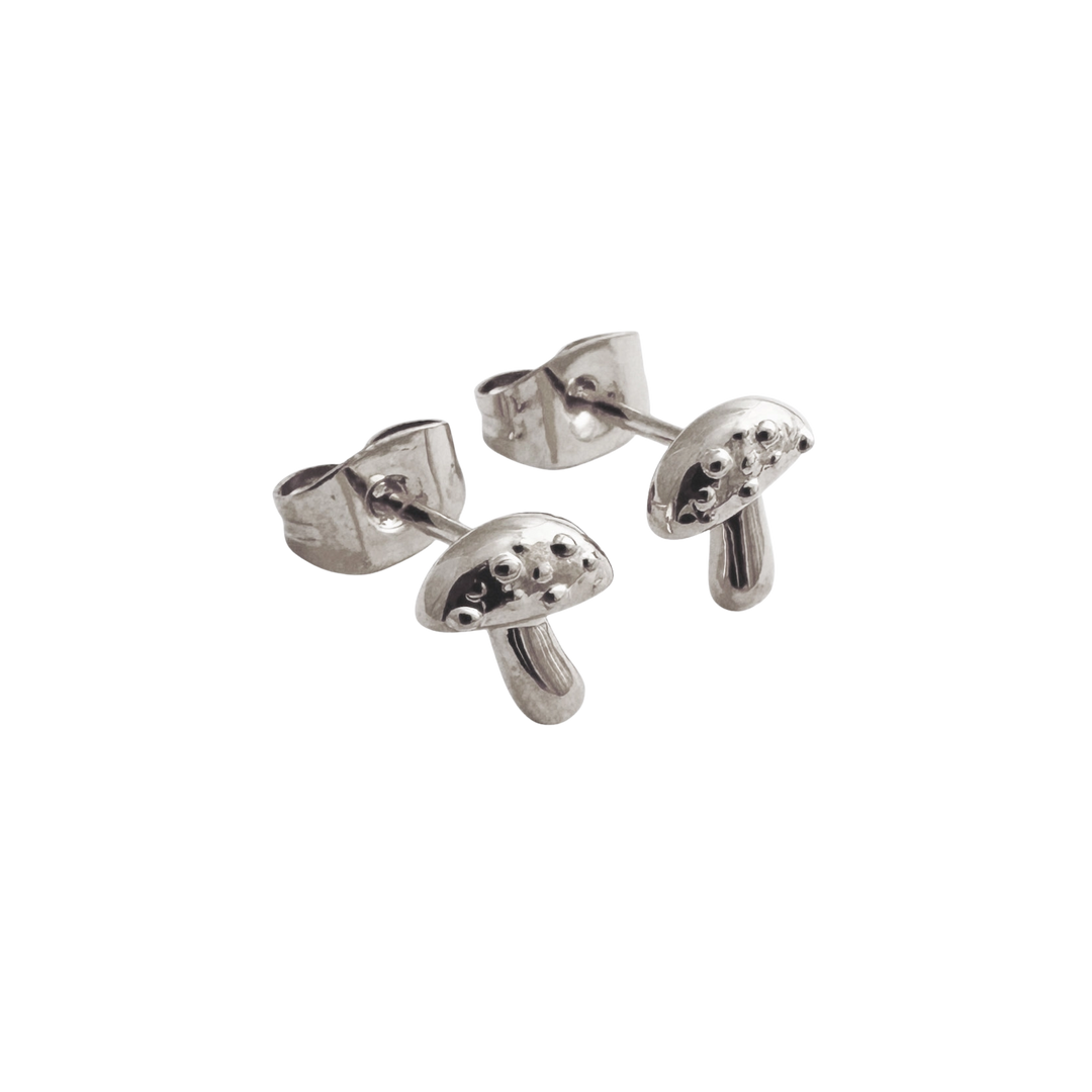 Mushroom Stud Earrings