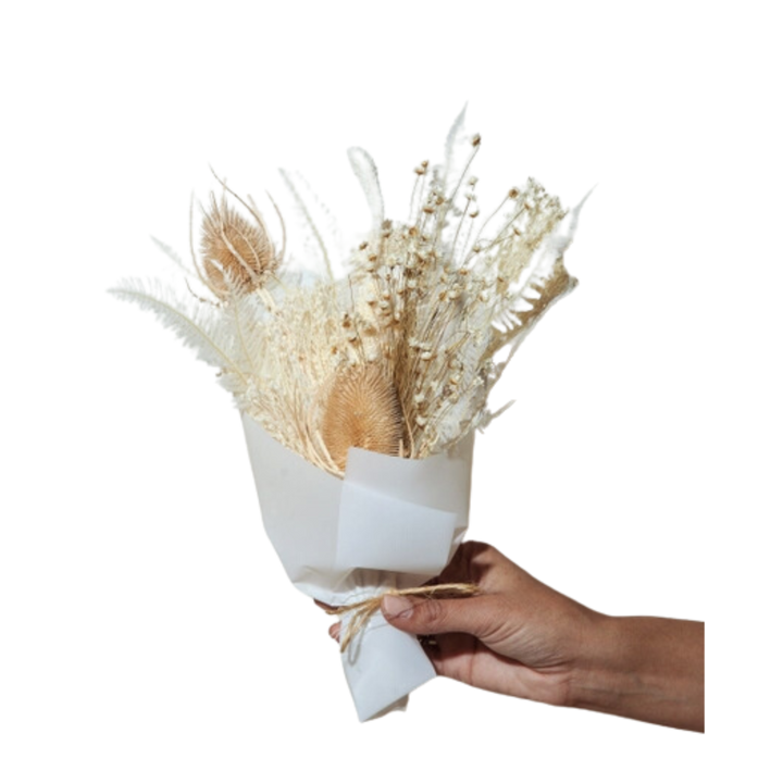 The Snow Petite Dried Floral Bouquet