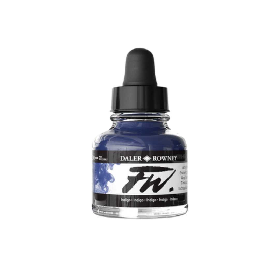 FW Liquid Acrylic Ink 1oz - Indigo