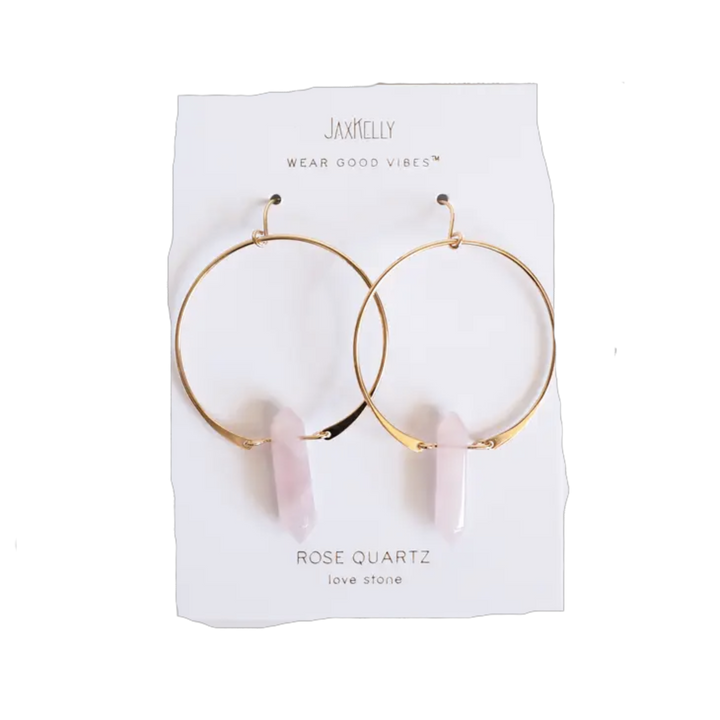 Gemstone Hoops