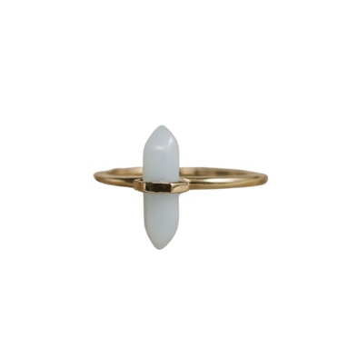 Ring - Amazonite Quartz Point
